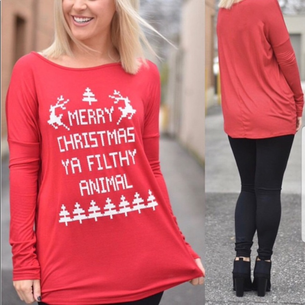 Merry Christmas Ya Filthy Animal Shirt